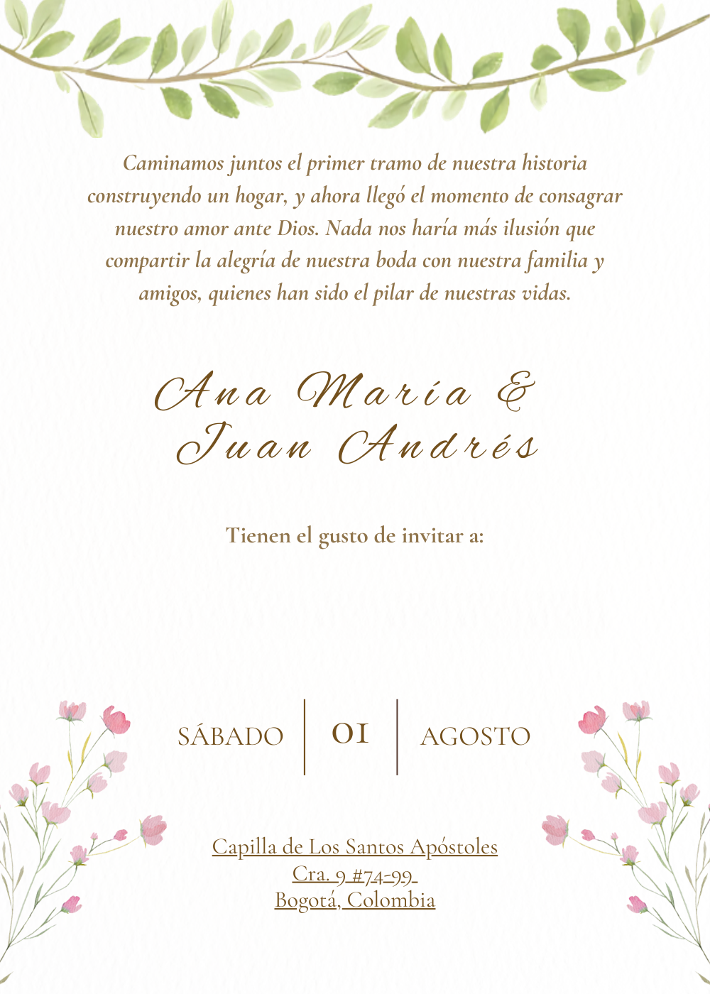 Wedding Invitation Details